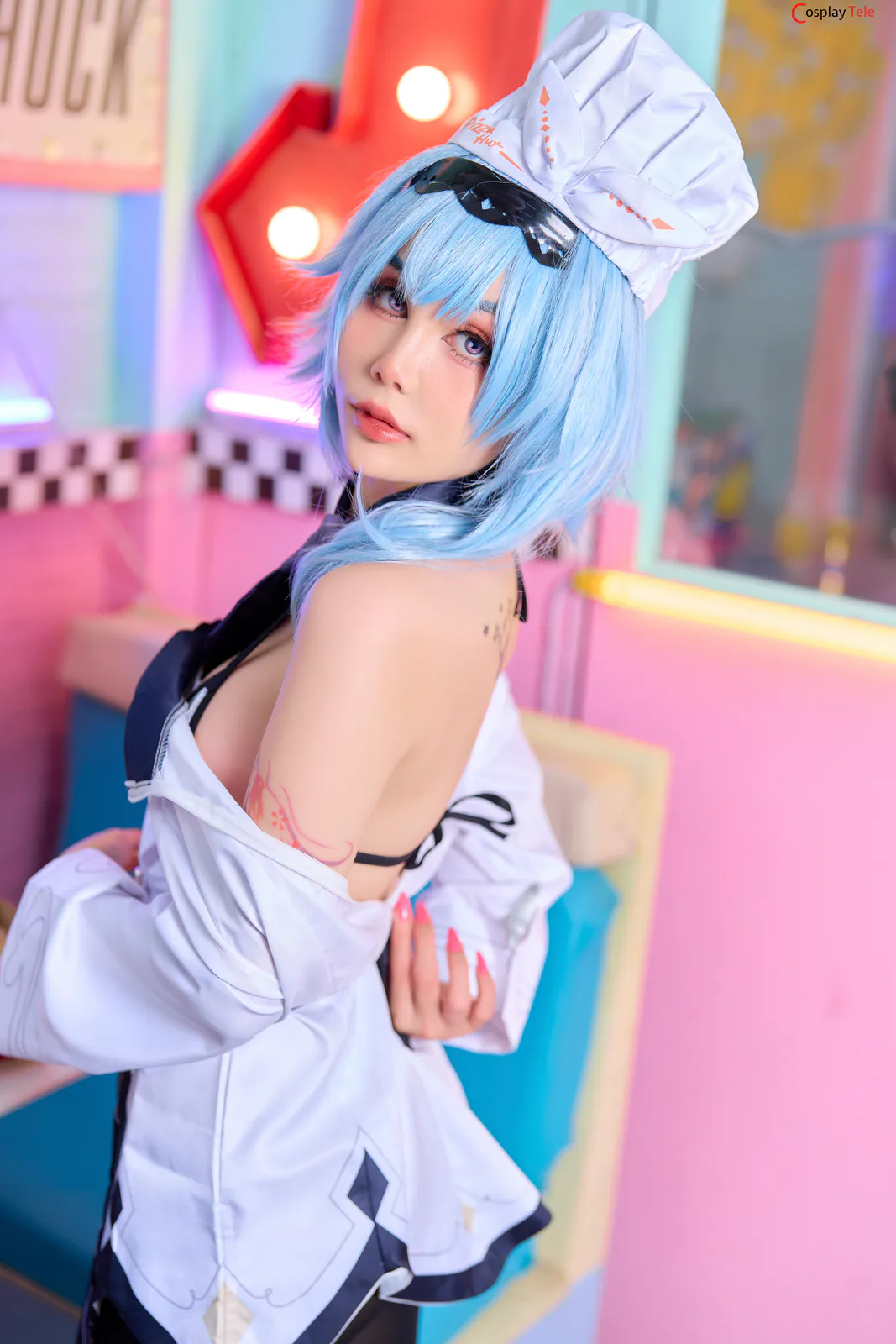 Joyce cosplay Eula Pizza 8