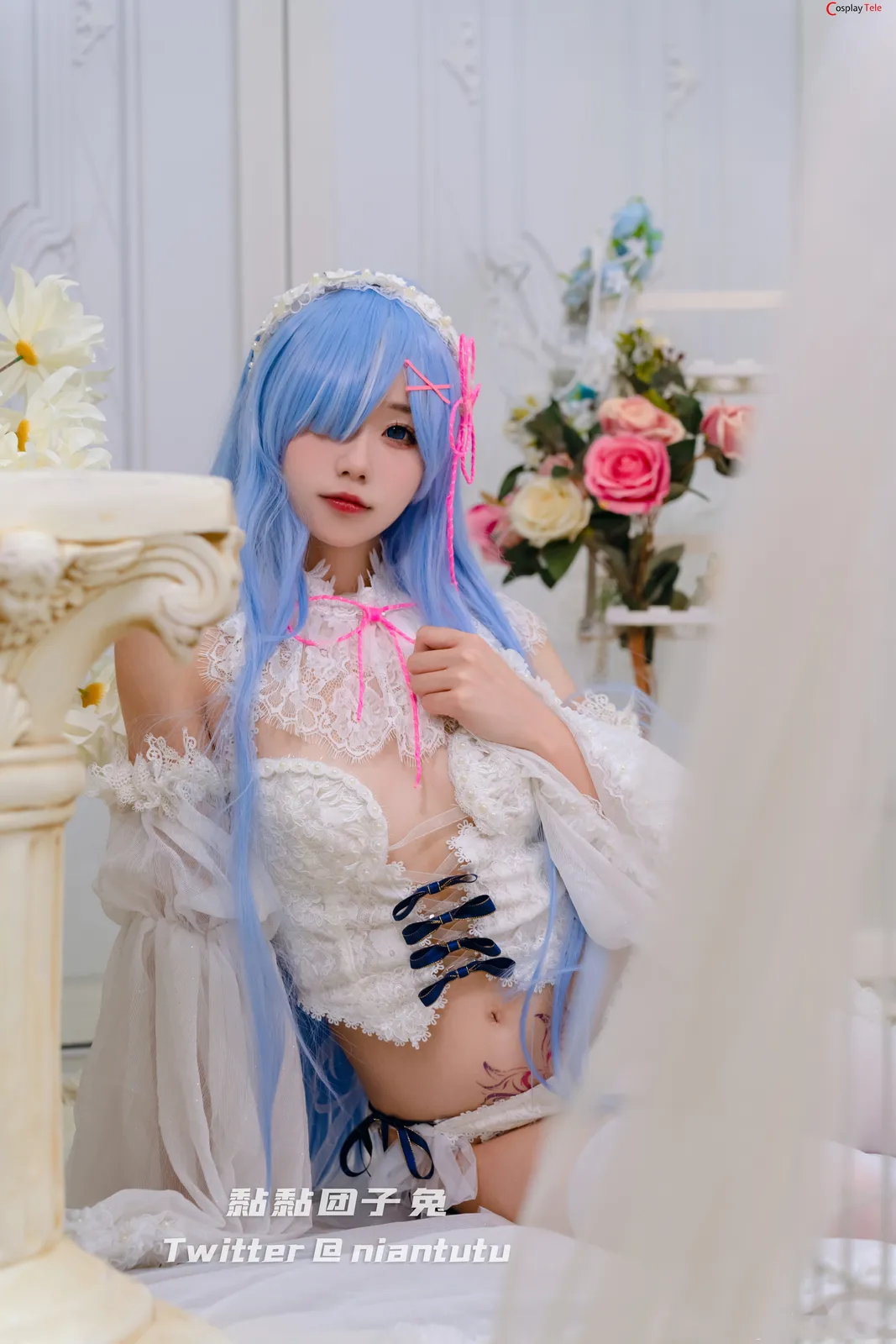 Yaokoututu cosplay Rem Bride 18