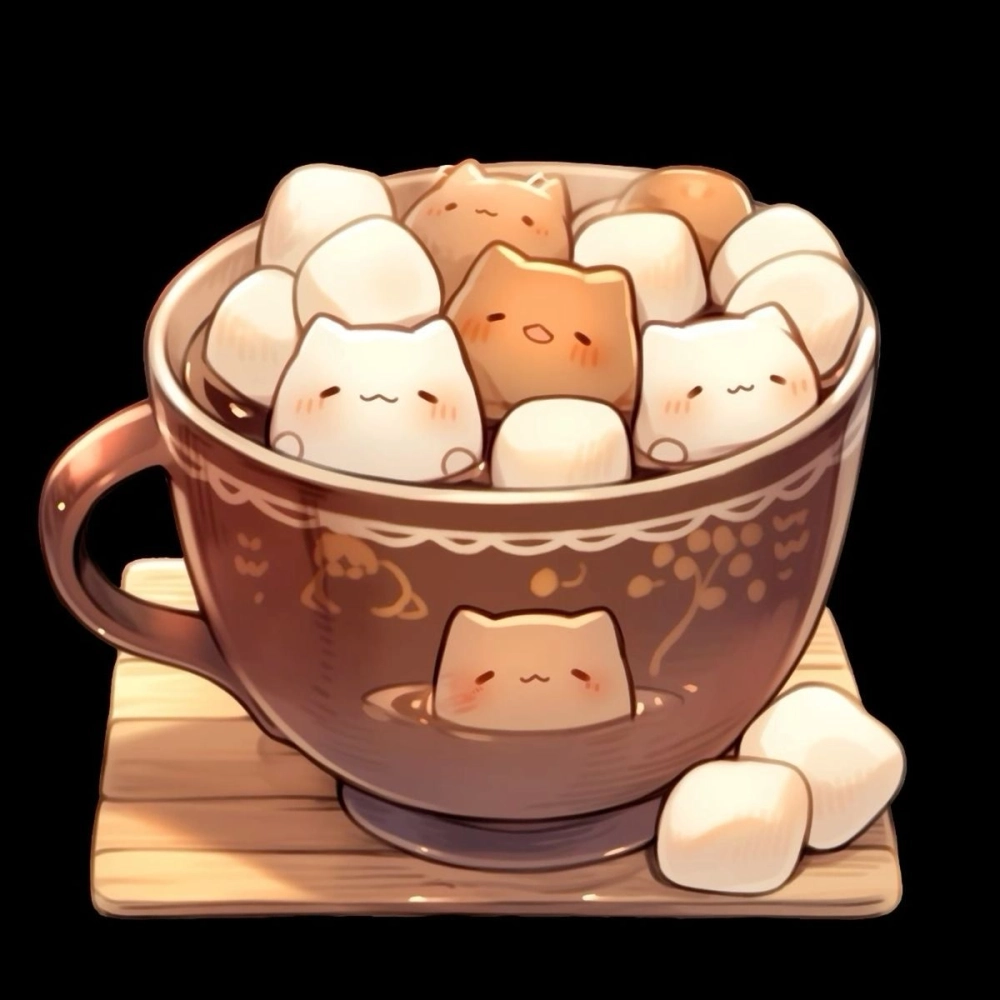 ảnh chibi đồ uống 1