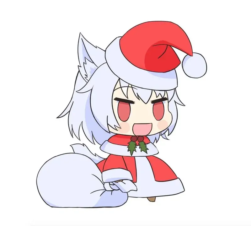 ảnh chibi giáng sinh 14