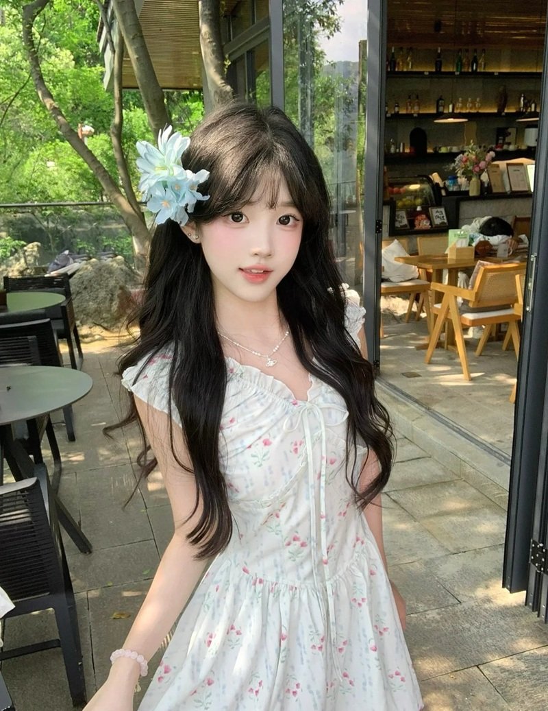 gái xinh mặc váy 16