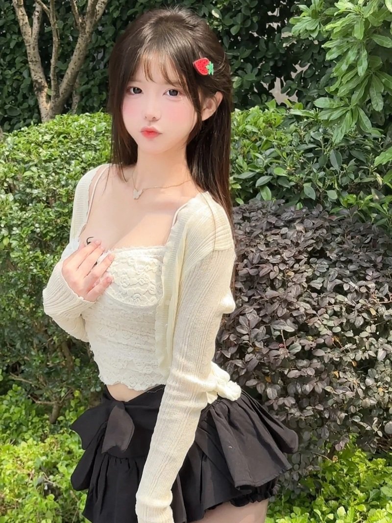 gái xinh mặc váy 9