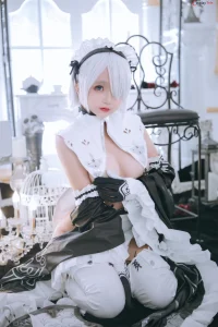 119+ Hình Ảnh Rinaijiao Cosplay 2B Milk Maid Đẹp Mê Mẩn