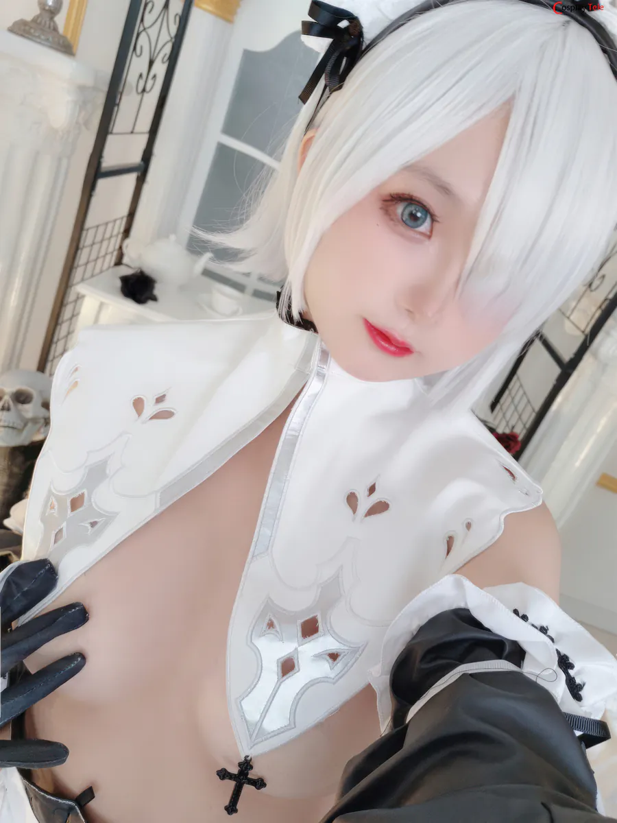 Rinaijiao cosplay 2B Milk Maid 66